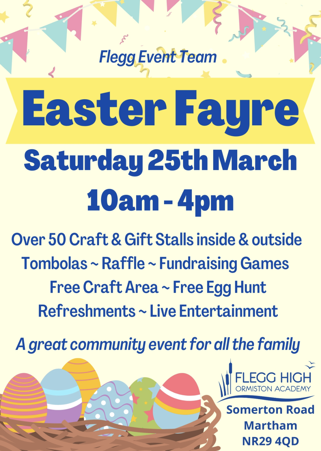 Flegg High Ormiston Academy Easter Fayre