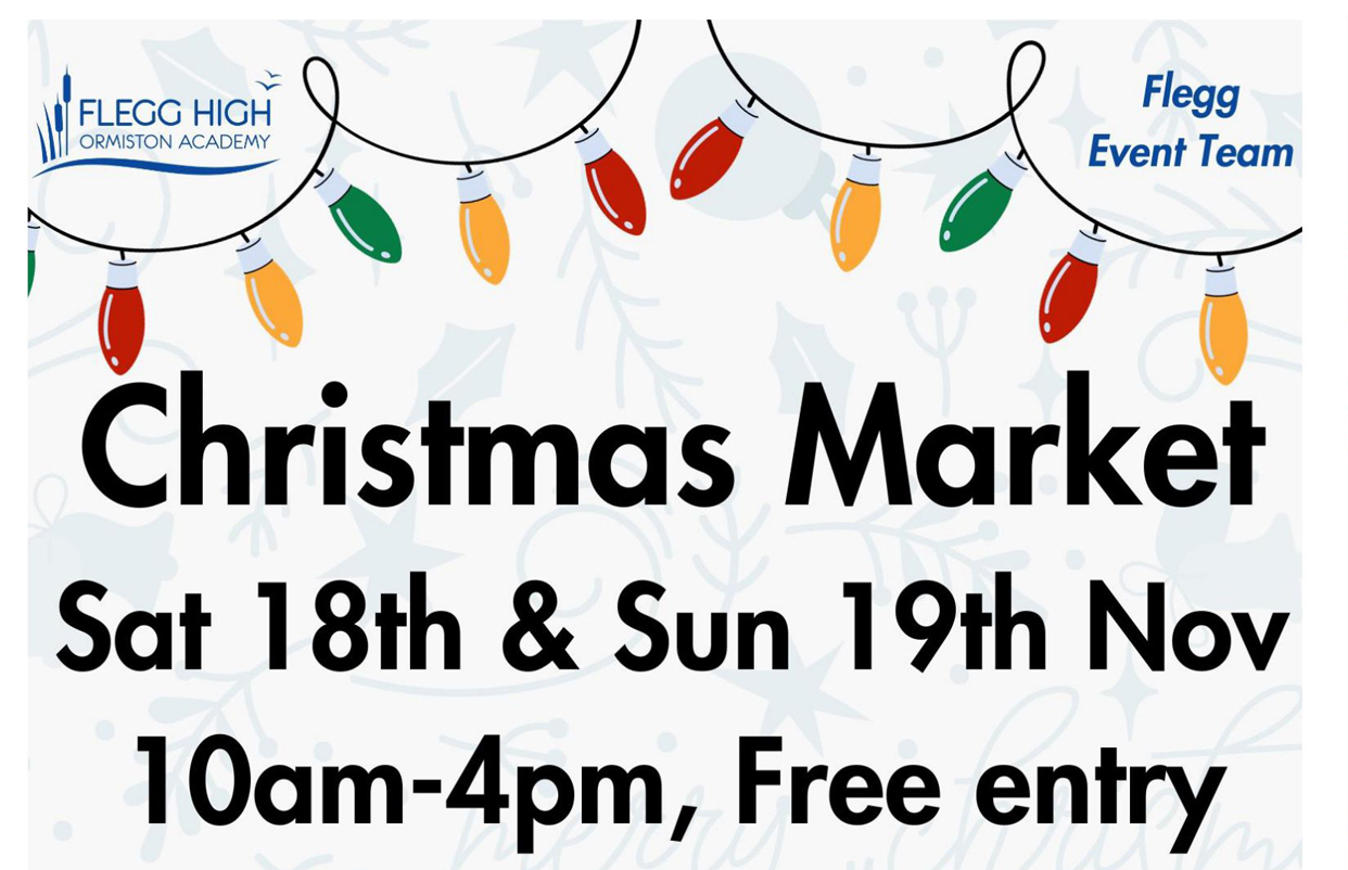 Christmas Market 18th/19th November  10am-4pm